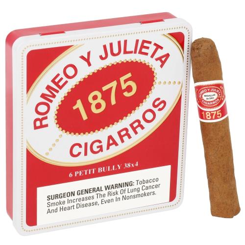 Romeo y Julieta 1875  PETIT BULLY (TINS) (4.0" X 38) PACK OF 30