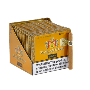 Macanudo Gold  ASCOT (4.2" X 32) PACK OF 100 [10/10]