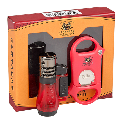 Partagas Triple Torch Lighter & Cutter - Gift Set