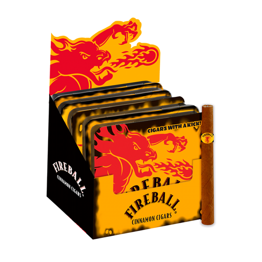 Fireball Cigarillos (4.0" x 30) Pack of 50 [5/10]