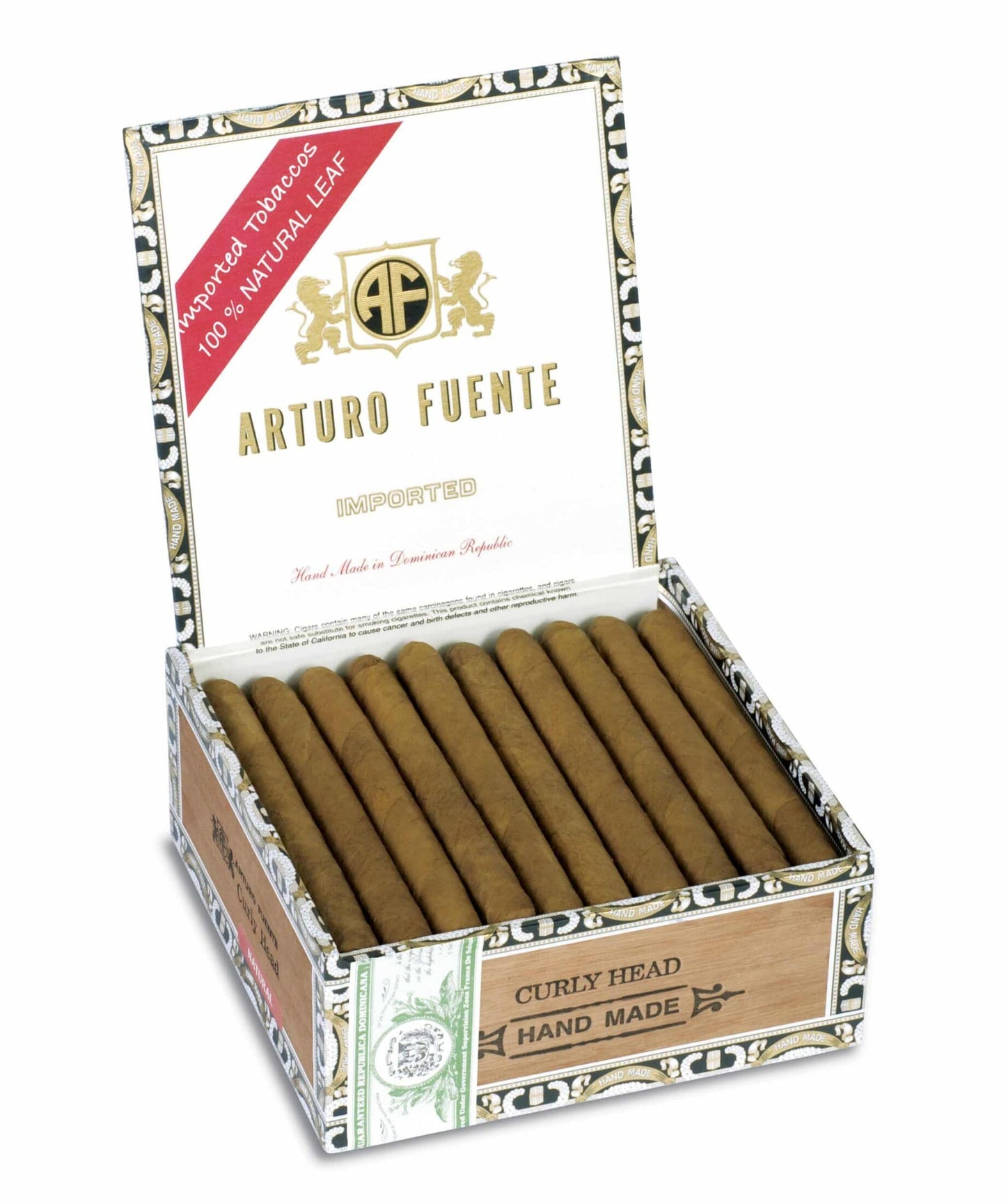 Arturo Fuente Curly Head (Lancero/Panatela) (6.5"x43) Box of 40