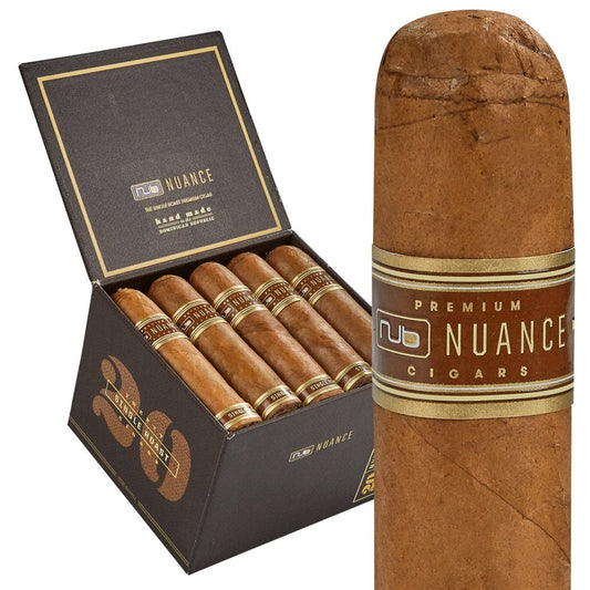 Nub Nuance Single Roast 354 (Short Robusto) (3.7"x54) Box of 20