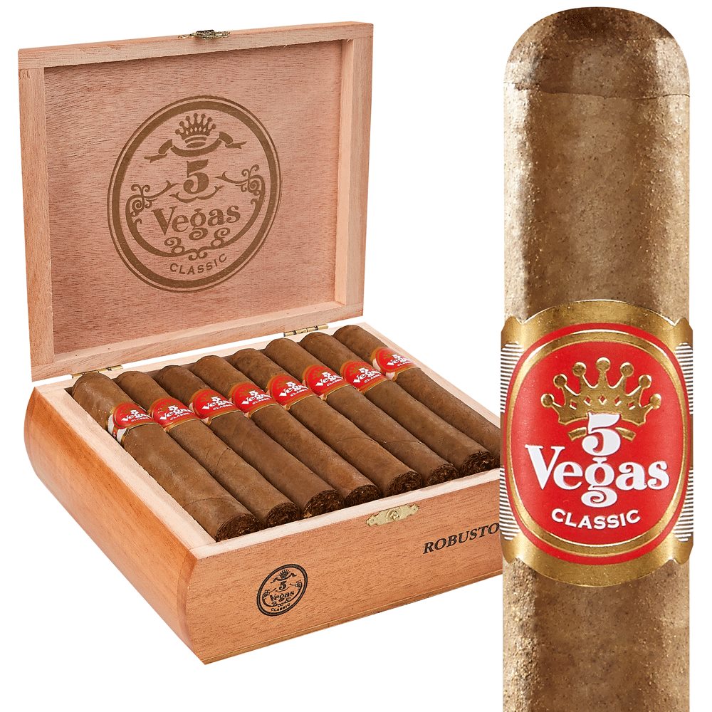 5 Vegas Classic Robusto 5.0"x50 Box of 25