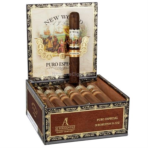 New World Puro Especial by AJ Fernandez Robusto 5.5"x52 Box 20