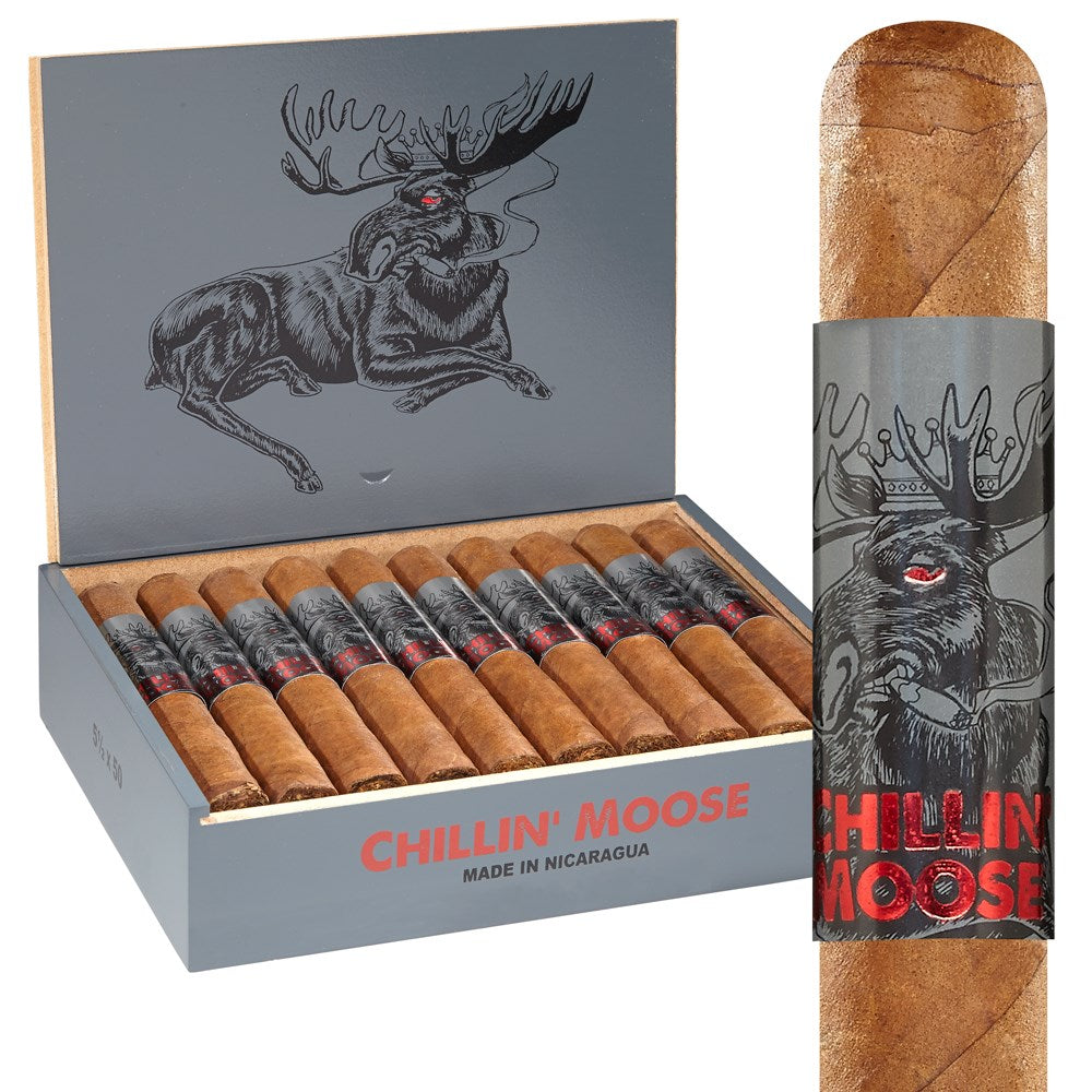 Chillin' Moose Robusto 5.0"x50 Box of 20